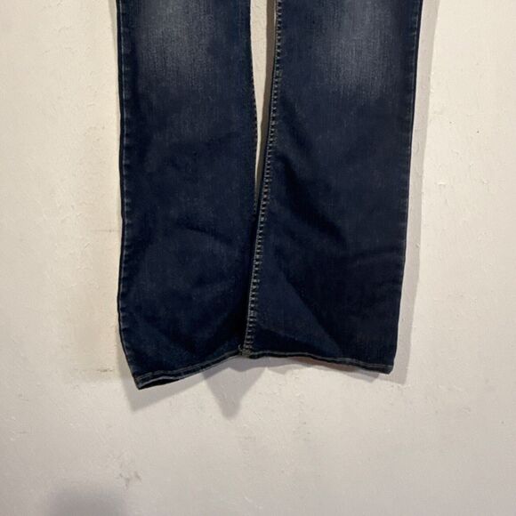Silver Jeans Tuesday Bootcut Size 31 with stretch Distressed Medium wash denim - Picture 2 of 12